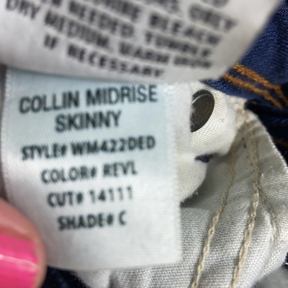 Hudson Colin Midrise Skinny Jeans Size 25 - Picture 5 of 11